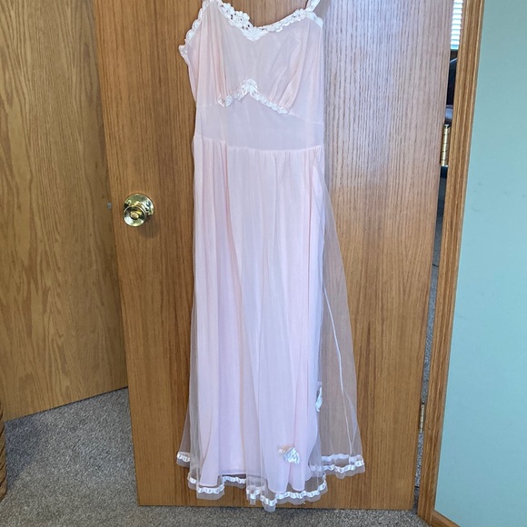 Vintage Pink Blush Womens Nighty nightgown - Picture 1 of 11